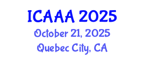 International Conference on Applied Aerodynamics and Aeromechanics (ICAAA) October 21, 2025 - Quebec City, Canada