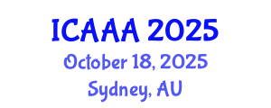 International Conference on Applied Aerodynamics and Aeromechanics (ICAAA) October 18, 2025 - Sydney, Australia