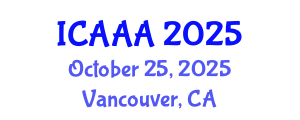 International Conference on Applied Aerodynamics and Aeromechanics (ICAAA) October 25, 2025 - Vancouver, Canada