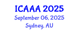 International Conference on Applied Aerodynamics and Aeromechanics (ICAAA) September 06, 2025 - Sydney, Australia