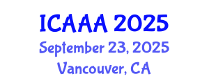 International Conference on Applied Aerodynamics and Aeromechanics (ICAAA) September 23, 2025 - Vancouver, Canada