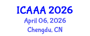 International Conference on Applied Aerodynamics and Aeromechanics (ICAAA) April 06, 2026 - Chengdu, China International Conference on Applied Aerodynamics and Aeromechanics (ICAAA) April 06, 2026 - Chengdu, China