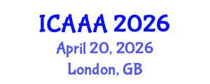 International Conference on Applied Aerodynamics and Aeromechanics (ICAAA) April 20, 2026 - London, United Kingdom International Conference on Applied Aerodynamics and Aeromechanics (ICAAA) April 20, 2026 - London, United Kingdom