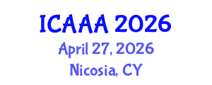 International Conference on Applied Aerodynamics and Aeromechanics (ICAAA) April 27, 2026 - Nicosia, Cyprus International Conference on Applied Aerodynamics and Aeromechanics (ICAAA) April 27, 2026 - Nicosia, Cyprus