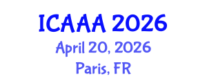 International Conference on Applied Aerodynamics and Aeromechanics (ICAAA) April 20, 2026 - Paris, France International Conference on Applied Aerodynamics and Aeromechanics (ICAAA) April 20, 2026 - Paris, France
