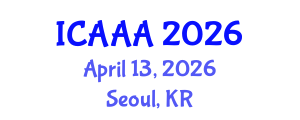 International Conference on Applied Aerodynamics and Aeromechanics (ICAAA) April 13, 2026 - Seoul, Republic of Korea International Conference on Applied Aerodynamics and Aeromechanics (ICAAA) April 13, 2026 - Seoul, Republic of Korea