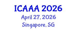 International Conference on Applied Aerodynamics and Aeromechanics (ICAAA) April 27, 2026 - Singapore, Singapore International Conference on Applied Aerodynamics and Aeromechanics (ICAAA) April 27, 2026 - Singapore, Singapore