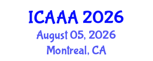 International Conference on Applied Aerodynamics and Aeromechanics (ICAAA) August 05, 2026 - Montreal, Canada International Conference on Applied Aerodynamics and Aeromechanics (ICAAA) August 05, 2026 - Montreal, Canada