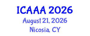 International Conference on Applied Aerodynamics and Aeromechanics (ICAAA) August 21, 2026 - Nicosia, Cyprus International Conference on Applied Aerodynamics and Aeromechanics (ICAAA) August 21, 2026 - Nicosia, Cyprus