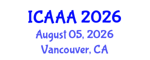 International Conference on Applied Aerodynamics and Aeromechanics (ICAAA) August 05, 2026 - Vancouver, Canada International Conference on Applied Aerodynamics and Aeromechanics (ICAAA) August 05, 2026 - Vancouver, Canada