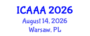 International Conference on Applied Aerodynamics and Aeromechanics (ICAAA) August 14, 2026 - Warsaw, Poland International Conference on Applied Aerodynamics and Aeromechanics (ICAAA) August 14, 2026 - Warsaw, Poland