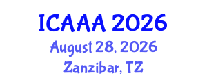 International Conference on Applied Aerodynamics and Aeromechanics (ICAAA) August 28, 2026 - Zanzibar, Tanzania International Conference on Applied Aerodynamics and Aeromechanics (ICAAA) August 28, 2026 - Zanzibar, Tanzania