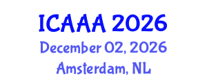 International Conference on Applied Aerodynamics and Aeromechanics (ICAAA) December 02, 2026 - Amsterdam, Netherlands International Conference on Applied Aerodynamics and Aeromechanics (ICAAA) December 02, 2026 - Amsterdam, Netherlands