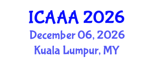 International Conference on Applied Aerodynamics and Aeromechanics (ICAAA) December 06, 2026 - Kuala Lumpur, Malaysia International Conference on Applied Aerodynamics and Aeromechanics (ICAAA) December 06, 2026 - Kuala Lumpur, Malaysia
