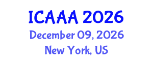 International Conference on Applied Aerodynamics and Aeromechanics (ICAAA) December 09, 2026 - New York, United States International Conference on Applied Aerodynamics and Aeromechanics (ICAAA) December 09, 2026 - New York, United States