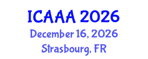International Conference on Applied Aerodynamics and Aeromechanics (ICAAA) December 16, 2026 - Strasbourg, France International Conference on Applied Aerodynamics and Aeromechanics (ICAAA) December 16, 2026 - Strasbourg, France