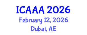 International Conference on Applied Aerodynamics and Aeromechanics (ICAAA) February 12, 2026 - Dubai, United Arab Emirates International Conference on Applied Aerodynamics and Aeromechanics (ICAAA) February 12, 2026 - Dubai, United Arab Emirates