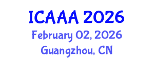 International Conference on Applied Aerodynamics and Aeromechanics (ICAAA) February 02, 2026 - Guangzhou, China