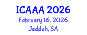 International Conference on Applied Aerodynamics and Aeromechanics (ICAAA) February 16, 2026 - Jeddah, Saudi Arabia International Conference on Applied Aerodynamics and Aeromechanics (ICAAA) February 16, 2026 - Jeddah, Saudi Arabia
