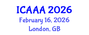 International Conference on Applied Aerodynamics and Aeromechanics (ICAAA) February 16, 2026 - London, United Kingdom International Conference on Applied Aerodynamics and Aeromechanics (ICAAA) February 16, 2026 - London, United Kingdom