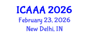 International Conference on Applied Aerodynamics and Aeromechanics (ICAAA) February 23, 2026 - New Delhi, India International Conference on Applied Aerodynamics and Aeromechanics (ICAAA) February 23, 2026 - New Delhi, India
