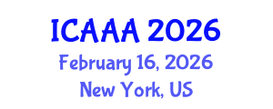 International Conference on Applied Aerodynamics and Aeromechanics (ICAAA) February 16, 2026 - New York, United States International Conference on Applied Aerodynamics and Aeromechanics (ICAAA) February 16, 2026 - New York, United States