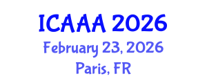 International Conference on Applied Aerodynamics and Aeromechanics (ICAAA) February 23, 2026 - Paris, France International Conference on Applied Aerodynamics and Aeromechanics (ICAAA) February 23, 2026 - Paris, France