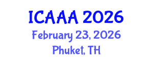 International Conference on Applied Aerodynamics and Aeromechanics (ICAAA) February 23, 2026 - Phuket, Thailand International Conference on Applied Aerodynamics and Aeromechanics (ICAAA) February 23, 2026 - Phuket, Thailand