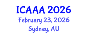 International Conference on Applied Aerodynamics and Aeromechanics (ICAAA) February 23, 2026 - Sydney, Australia International Conference on Applied Aerodynamics and Aeromechanics (ICAAA) February 23, 2026 - Sydney, Australia