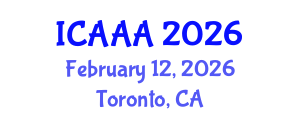 International Conference on Applied Aerodynamics and Aeromechanics (ICAAA) February 12, 2026 - Toronto, Canada