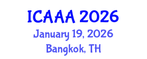 International Conference on Applied Aerodynamics and Aeromechanics (ICAAA) January 19, 2026 - Bangkok, Thailand