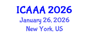 International Conference on Applied Aerodynamics and Aeromechanics (ICAAA) January 26, 2026 - New York, United States International Conference on Applied Aerodynamics and Aeromechanics (ICAAA) January 26, 2026 - New York, United States
