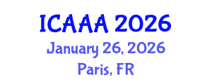 International Conference on Applied Aerodynamics and Aeromechanics (ICAAA) January 26, 2026 - Paris, France International Conference on Applied Aerodynamics and Aeromechanics (ICAAA) January 26, 2026 - Paris, France