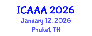 International Conference on Applied Aerodynamics and Aeromechanics (ICAAA) January 12, 2026 - Phuket, Thailand International Conference on Applied Aerodynamics and Aeromechanics (ICAAA) January 12, 2026 - Phuket, Thailand