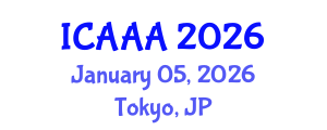 International Conference on Applied Aerodynamics and Aeromechanics (ICAAA) January 05, 2026 - Tokyo, Japan International Conference on Applied Aerodynamics and Aeromechanics (ICAAA) January 05, 2026 - Tokyo, Japan