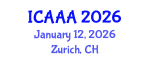 International Conference on Applied Aerodynamics and Aeromechanics (ICAAA) January 12, 2026 - Zurich, Switzerland International Conference on Applied Aerodynamics and Aeromechanics (ICAAA) January 12, 2026 - Zurich, Switzerland