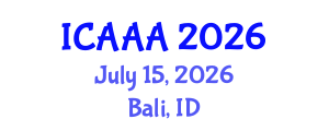 International Conference on Applied Aerodynamics and Aeromechanics (ICAAA) July 15, 2026 - Bali, Indonesia International Conference on Applied Aerodynamics and Aeromechanics (ICAAA) July 15, 2026 - Bali, Indonesia