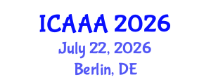International Conference on Applied Aerodynamics and Aeromechanics (ICAAA) July 22, 2026 - Berlin, Germany International Conference on Applied Aerodynamics and Aeromechanics (ICAAA) July 22, 2026 - Berlin, Germany