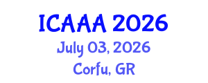 International Conference on Applied Aerodynamics and Aeromechanics (ICAAA) July 03, 2026 - Corfu, Greece International Conference on Applied Aerodynamics and Aeromechanics (ICAAA) July 03, 2026 - Corfu, Greece