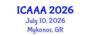 International Conference on Applied Aerodynamics and Aeromechanics (ICAAA) July 10, 2026 - Mykonos, Greece International Conference on Applied Aerodynamics and Aeromechanics (ICAAA) July 10, 2026 - Mykonos, Greece