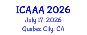 International Conference on Applied Aerodynamics and Aeromechanics (ICAAA) July 17, 2026 - Quebec City, Canada International Conference on Applied Aerodynamics and Aeromechanics (ICAAA) July 17, 2026 - Quebec City, Canada