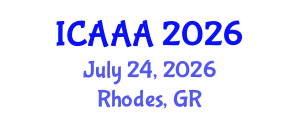 International Conference on Applied Aerodynamics and Aeromechanics (ICAAA) July 24, 2026 - Rhodes, Greece International Conference on Applied Aerodynamics and Aeromechanics (ICAAA) July 24, 2026 - Rhodes, Greece
