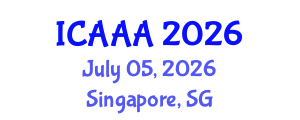 International Conference on Applied Aerodynamics and Aeromechanics (ICAAA) July 05, 2026 - Singapore, Singapore International Conference on Applied Aerodynamics and Aeromechanics (ICAAA) July 05, 2026 - Singapore, Singapore