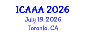 International Conference on Applied Aerodynamics and Aeromechanics (ICAAA) July 19, 2026 - Toronto, Canada International Conference on Applied Aerodynamics and Aeromechanics (ICAAA) July 19, 2026 - Toronto, Canada
