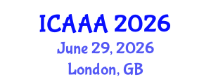 International Conference on Applied Aerodynamics and Aeromechanics (ICAAA) June 29, 2026 - London, United Kingdom International Conference on Applied Aerodynamics and Aeromechanics (ICAAA) June 29, 2026 - London, United Kingdom