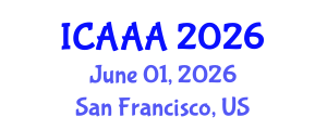 International Conference on Applied Aerodynamics and Aeromechanics (ICAAA) June 01, 2026 - San Francisco, United States International Conference on Applied Aerodynamics and Aeromechanics (ICAAA) June 01, 2026 - San Francisco, United States