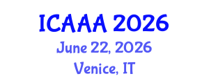 International Conference on Applied Aerodynamics and Aeromechanics (ICAAA) June 22, 2026 - Venice, Italy International Conference on Applied Aerodynamics and Aeromechanics (ICAAA) June 22, 2026 - Venice, Italy