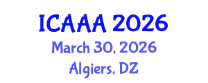 International Conference on Applied Aerodynamics and Aeromechanics (ICAAA) March 30, 2026 - Algiers, Algeria International Conference on Applied Aerodynamics and Aeromechanics (ICAAA) March 30, 2026 - Algiers, Algeria