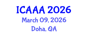 International Conference on Applied Aerodynamics and Aeromechanics (ICAAA) March 09, 2026 - Doha, Qatar International Conference on Applied Aerodynamics and Aeromechanics (ICAAA) March 09, 2026 - Doha, Qatar