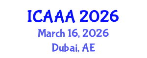 International Conference on Applied Aerodynamics and Aeromechanics (ICAAA) March 16, 2026 - Dubai, United Arab Emirates